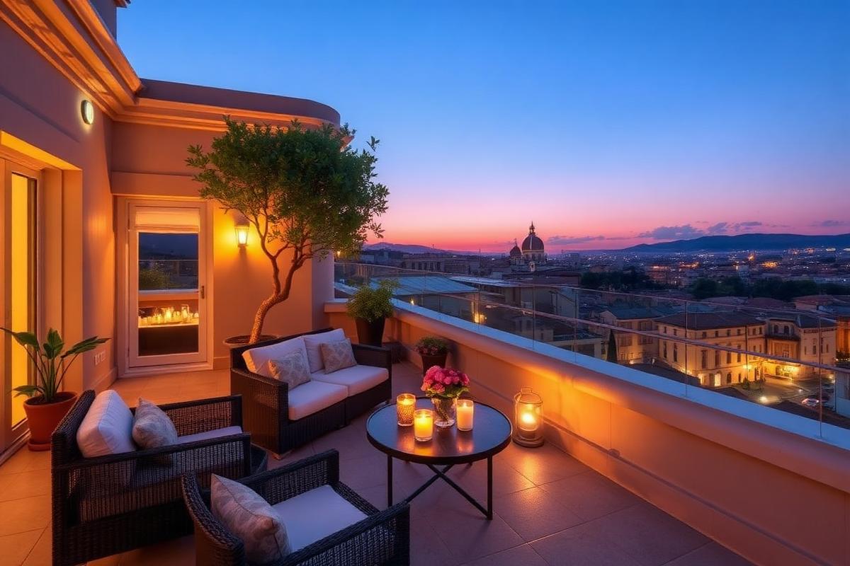 Attico con terrazza panoramica